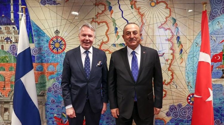 لقاء ثنائي بين وزيري الخارجية التركي والفنلندي