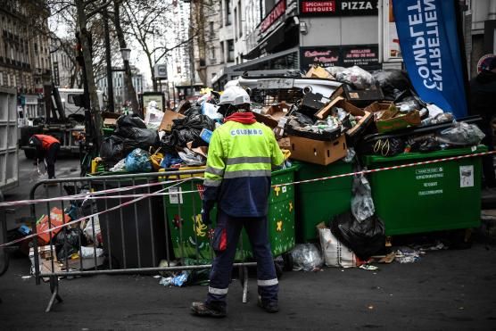 Пенсионная реформа : мусорный сектор Парижа призывает к новой забастовке с 13 апреля