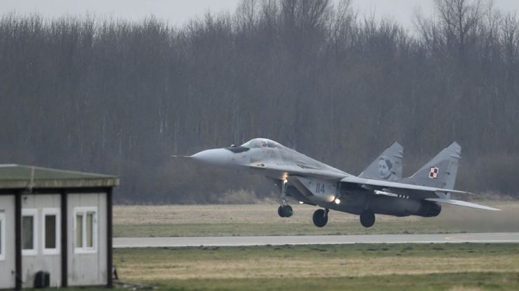 Poland sent 8 MiG-29 fighter jets to Ukraine