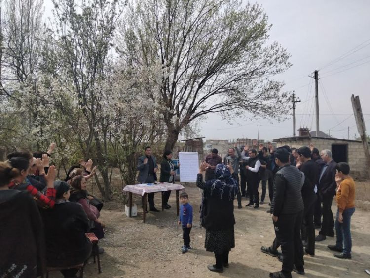 IDP community in Yevlakh selects its Development Council within the Community Mobilization project of UNHCR