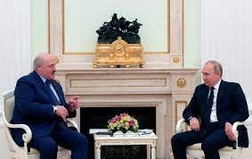 Peskov said Putin invited Lukashenko to his Kremlin apartment