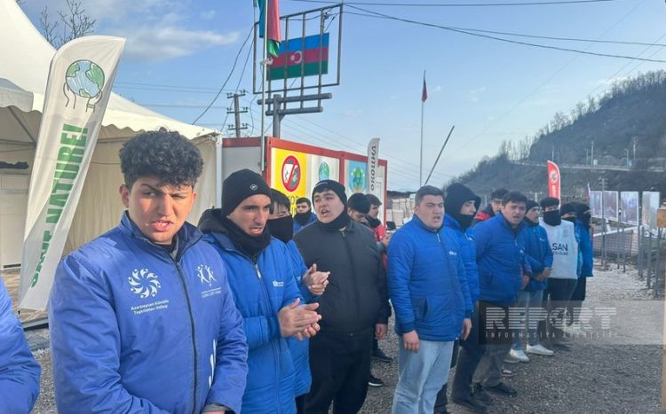 Экоакция на дороге Ханкенди-Лачын: демонстранты проявляют высокую активность и на 120-й день