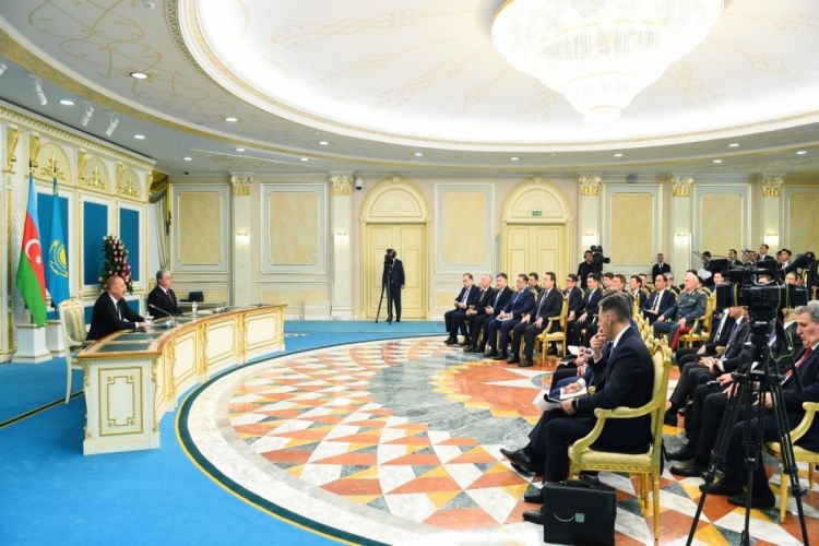Presidents of Azerbaijan and Kazakhstan discussed regional issues