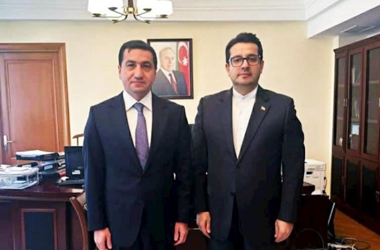 Hikmet Hajiyev met with the Ambassador of Iran to Azerbaijan