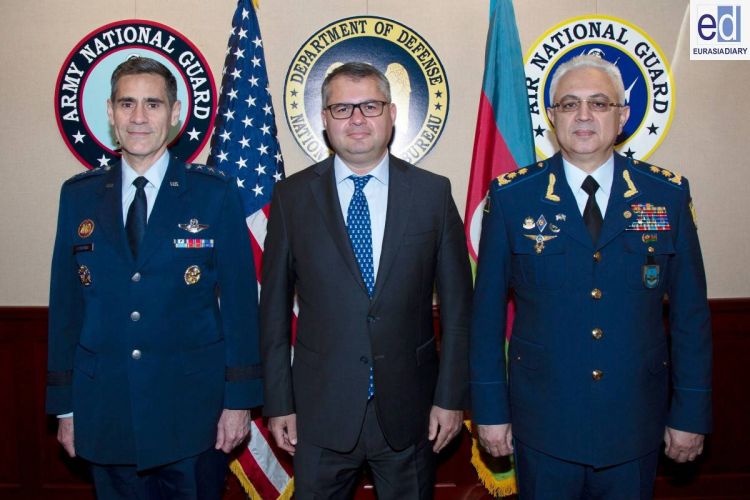 Commander of the Azerbaijani Air Force met with the deputy head of the US National Guard Bureau