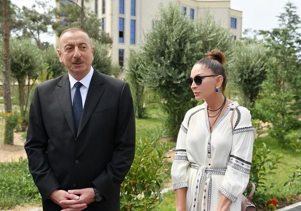 President Ilham Aliyev and the first lady congratulated the Turkish athletes