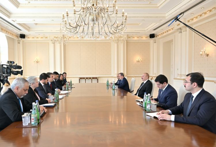 Ильхам Алиев принял министра иностранных дел Израиля