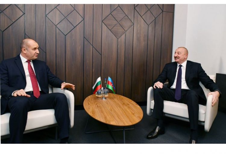 President Ilham Aliyev and President of Bulgaria Rumen Radev had dinner
