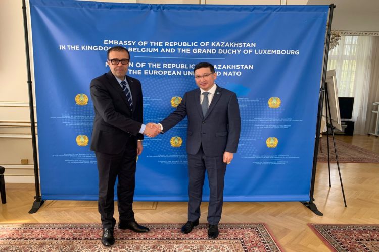 Azerbaijan's ambassador to NATO met with his Kazakh counterpart
