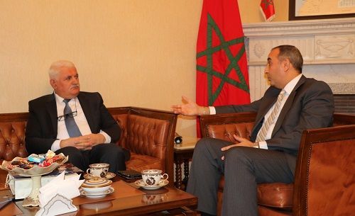 Moroccan Ambassador Mohammed Adel Embarch holds phone call with Umud Mirzayev