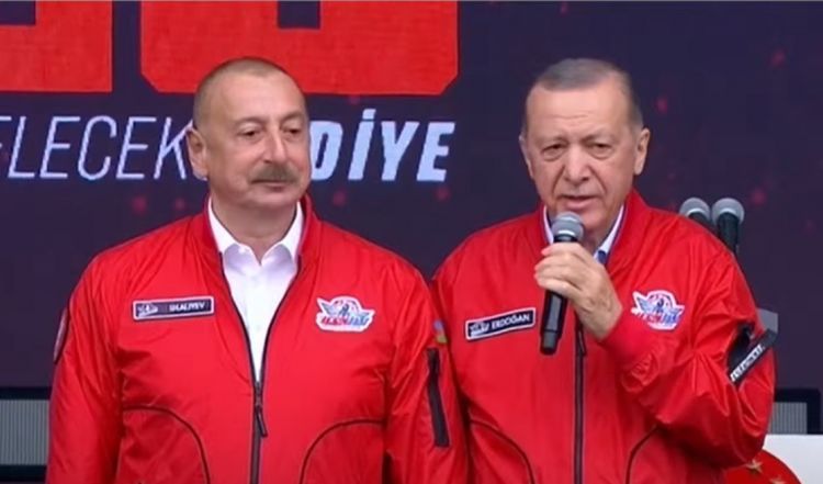 President Ilham Aliyev and President Recep Tayyip Erdogan are attending TEKNOFEST Festival