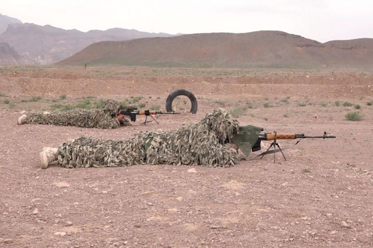 Competition for title of "Best Sniper" was held in Combined Arms Army