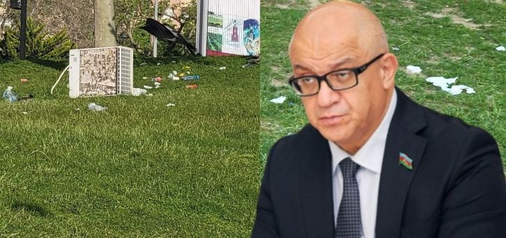 Deputat Dədə Qorqud parkının acınacaqlı vəziyyətindən YAZDI  - "Piknik"çilərin özlərindən sonra buraxdıqları tullantılar…