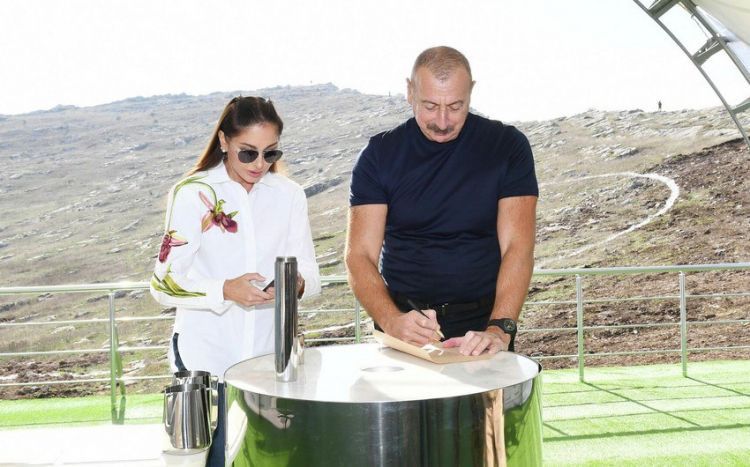 President Ilham Aliyev and First Lady Mehriban Aliyeva attended groundbreaking ceremony UPDATED
