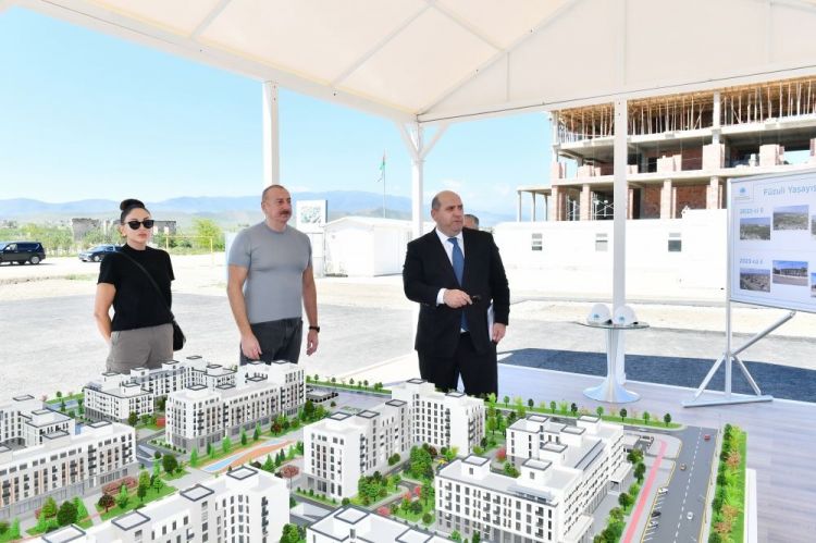 Azerbaijani President and First Lady got acquainted with progress of works carried out by MIDA