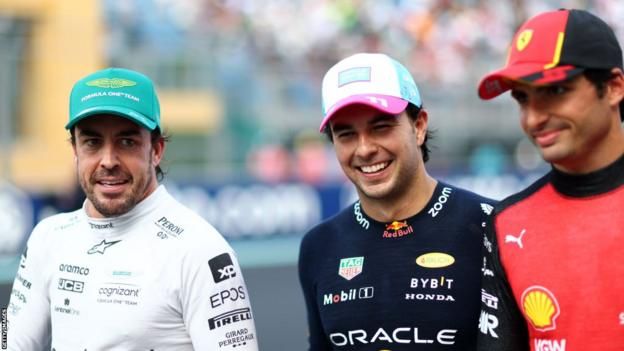 Sergio Perez on pole & Max Verstappen ninth as red flag curtails qualifying