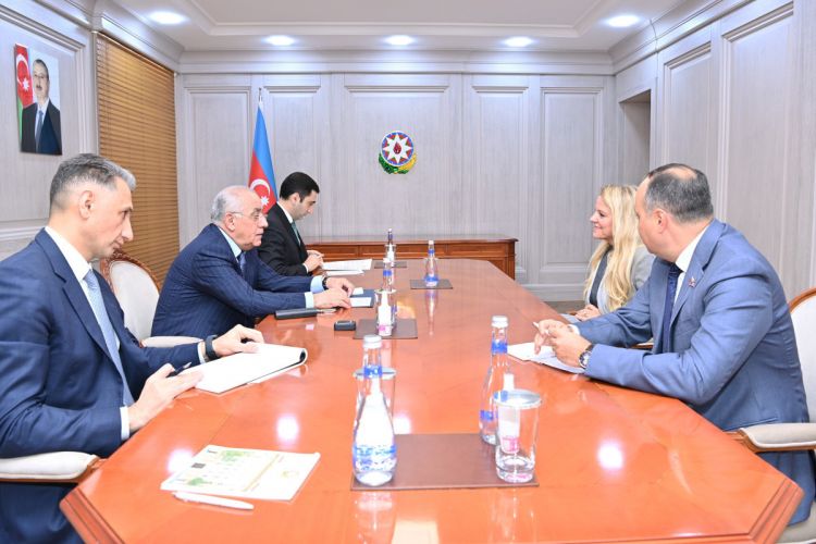 Azerbaijani PM met with President of SpaceX company