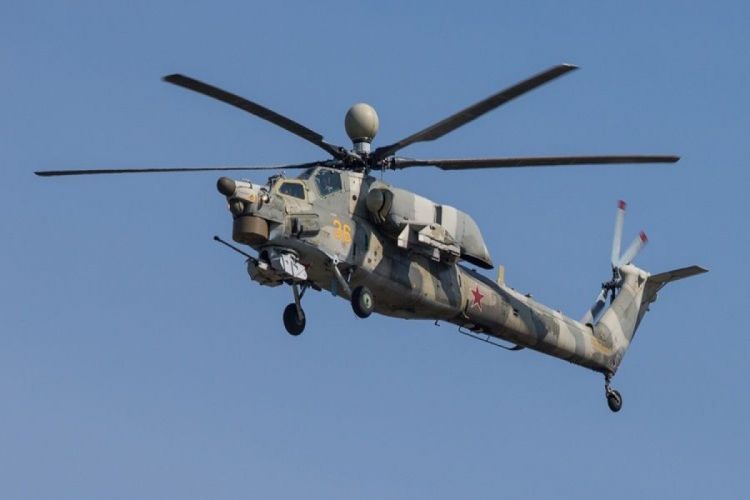Russian military helicopter crashes over Crimea, 2 pilots dead