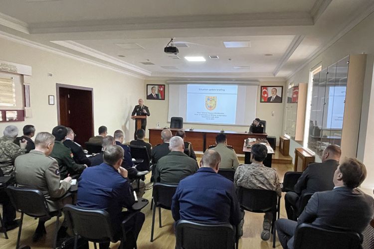 Military attachés were informed about provocation of Armenian armed forces