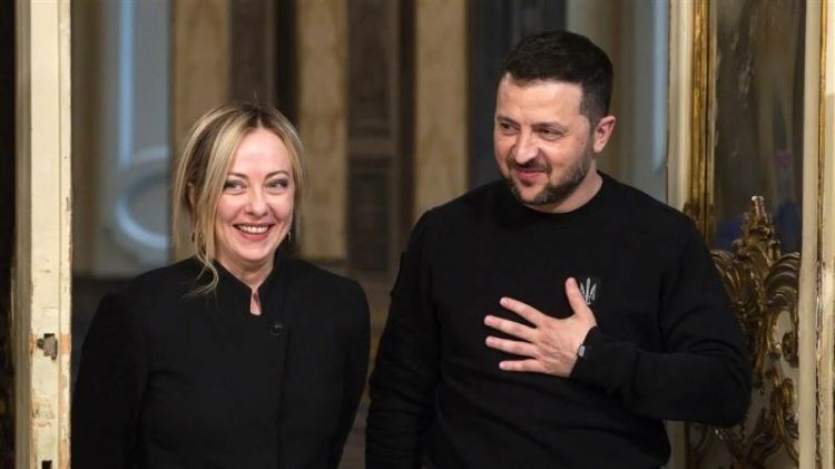 Meloni pledges Italy's support to Ukraine