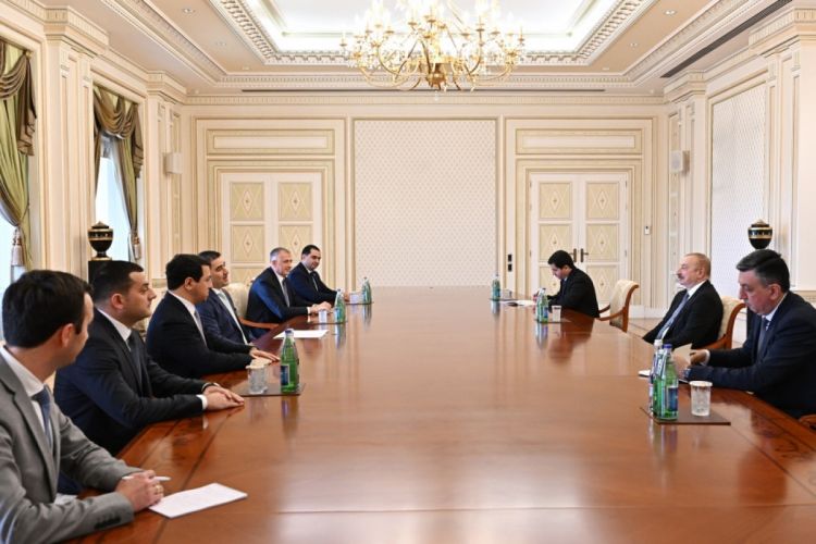 Azerbaijani President receives Chairman of Georgian Parliament