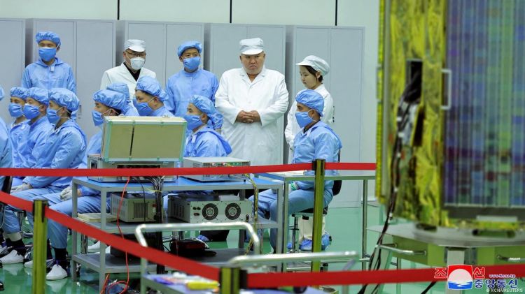 Kim Jong Un inspects North Korea's first spy satellite