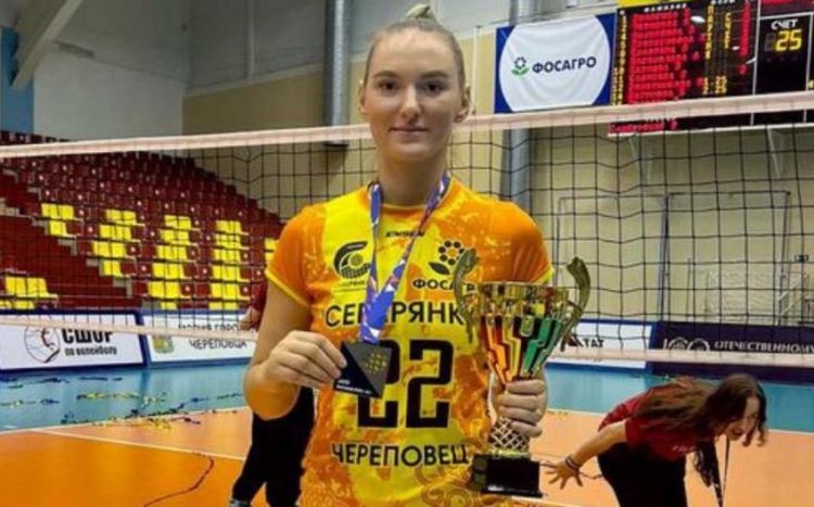 Azərbaycan millisinin voleybolçusu Rusiyada gümüş medal aldı
