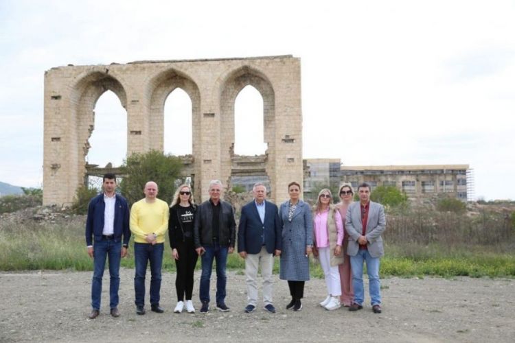 Croatian parliamentary delegation visited Ağdam