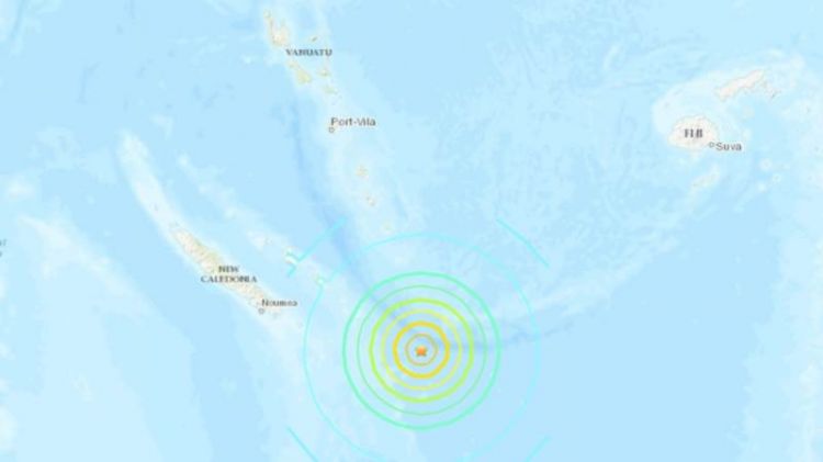 7.7-magnitude quake hits southeast of Loyalty Islands