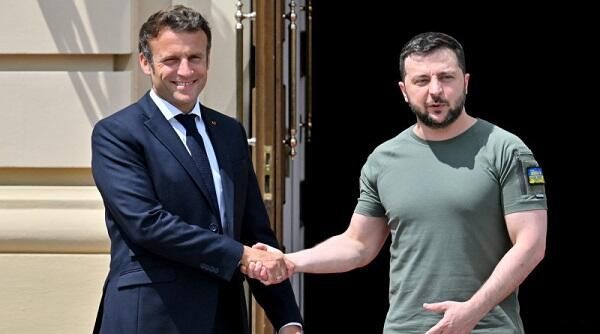 Zelensky met with Macron