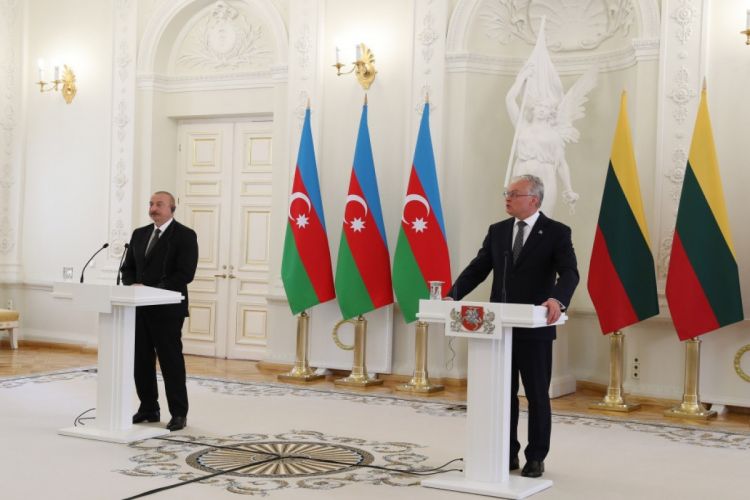 Gitanas Nausėda Lithuania strongly supports development of partnership relations between Azerbaijan-EU
