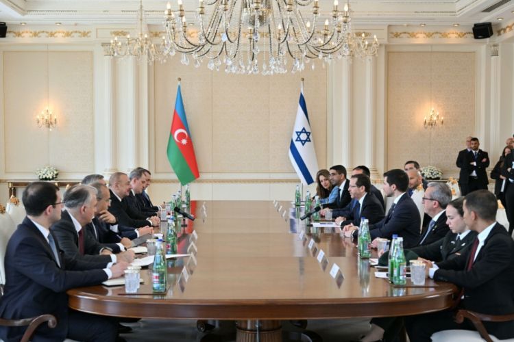 Azerbaijani and Israeli Presidents held expanded meeting UPDATED