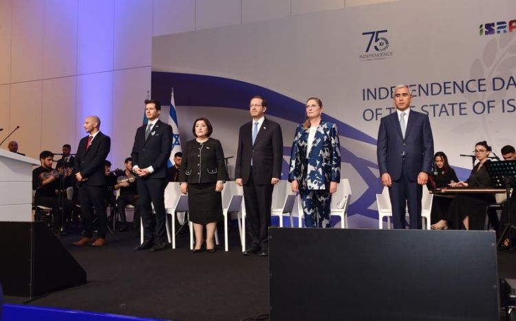 Official reception organized in Baku on occasion of Independence Day of Israel