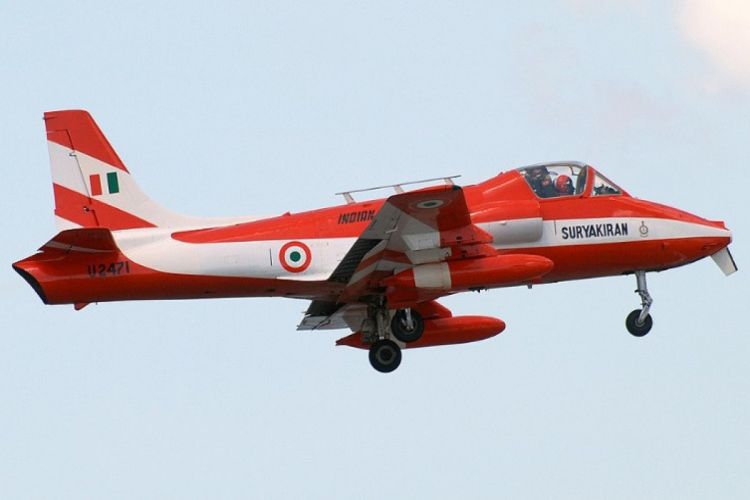 Military training plane crashed in India