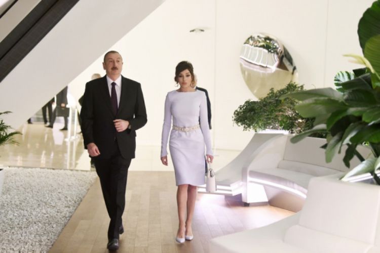 President of Azerbaijan Ilham Aliyev and First Lady Mehriban Aliyeva attend swearing-in ceremony of Turkish President
