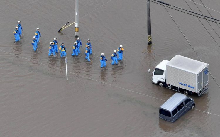 В Японии более 40 человек пострадали из-за ливней, трое пропали без вести