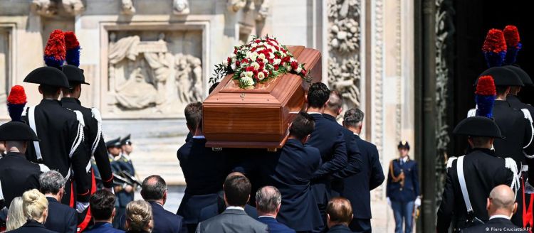 Former Italian PM Silvio Berlusconi's state funeral underway