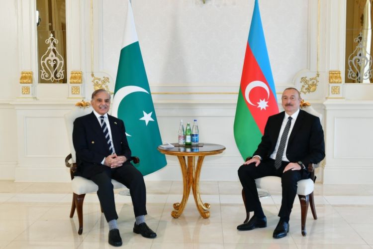 President Ilham Aliyev and Prime Minister Mohammad Shahbaz Sharif made statements