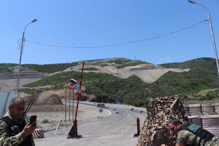 Armenia's purpose of committing provocation is to hinder free use of Lachin border checkpoint