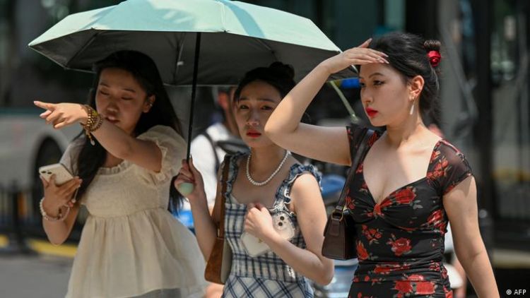 Record-breaking heat in Asia