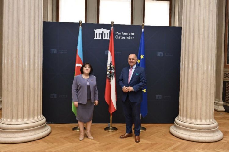 Chair of Azerbaijani Parliament met with President of Austrian National Council