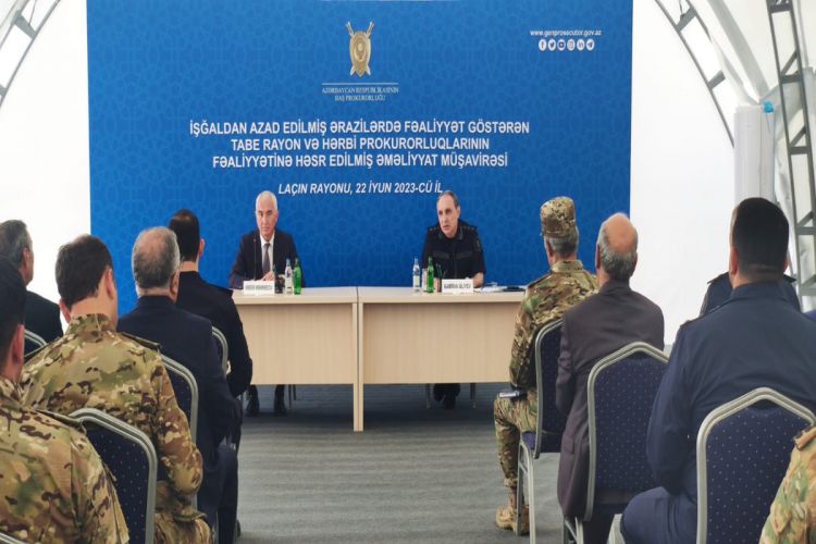 Prosecutor General of Azerbaijan held operational meeting in Lachin city