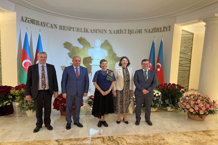 Chairperson of UNESCO Executive Board met with Azerbaijani FM