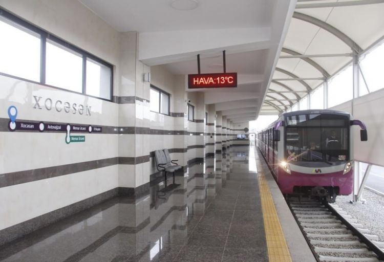“Xocəsən” metro stansiyasına qatarların hərəkət cədvəli tərtib edildi