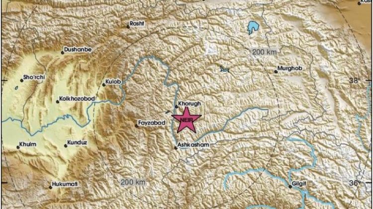 Tajikistan hit by 5.0-magnitude earthquake