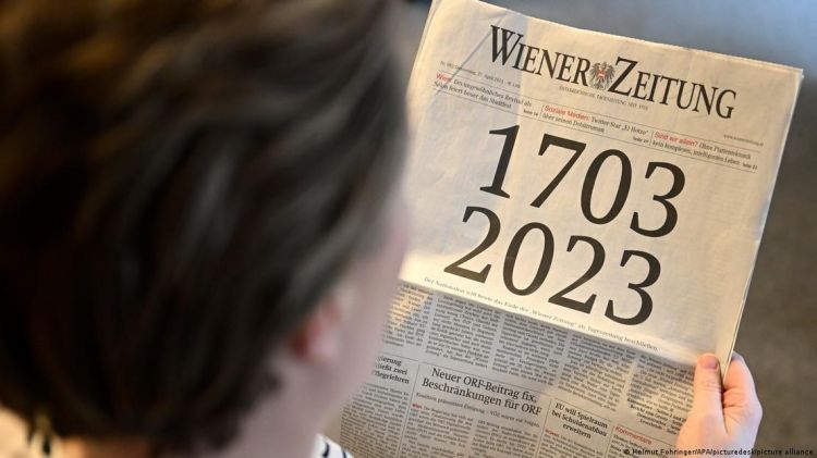 Austria's Wiener Zeitung goes to print 1 last time