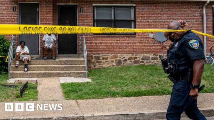 Baltimore shooting: Police hunt for suspects after dozens shot at block party