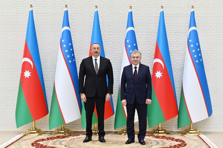 President Ilham Aliyev congratulates Shavkat Mirziyoyev on his victory in the extraordinary presidential elections