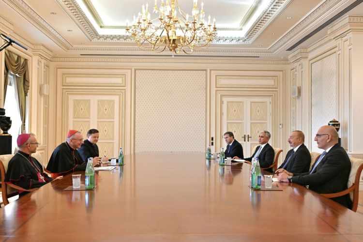 President Ilham Aliyev received Secretary of State of the Holy See