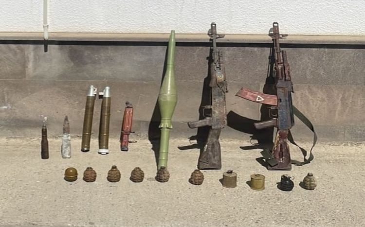 В Дашкесане обнаружены оружие и боеприпасы